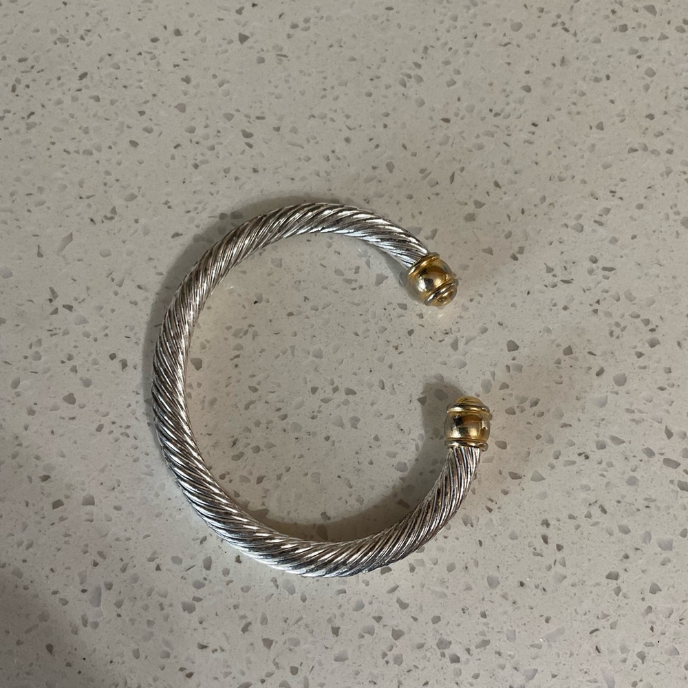 Elegant Silver and Gold Women's Bracelet